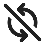 Arrow Sync Off 12 Regular SVG Icon